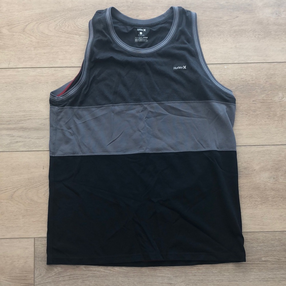 Hurley Tank Top- black/gray- size L